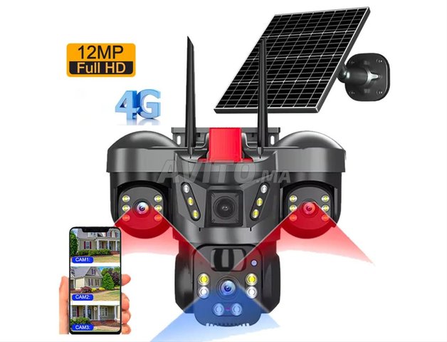 Caméra Solaire 4G ثلاث كاميرات كيدورو