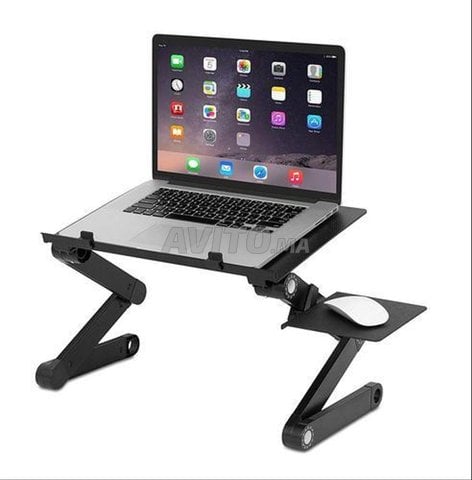 Table de pc portable avec double ventilateurs