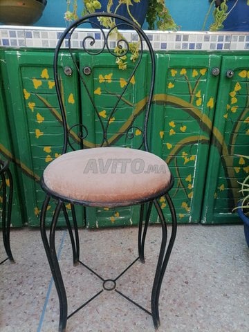 Chaises en fer 
