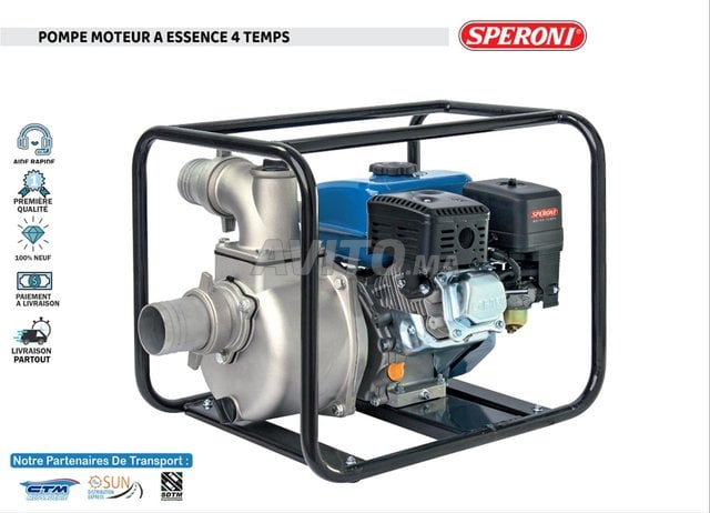 Motopompe Portable Essence 4 Temps -80-
