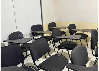  chaises avec bureau écriture support d'écriture