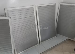 2 fenêtre coulisses en lame aluminium 