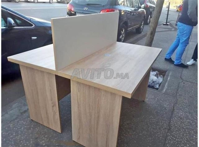 bureau bench six postes avec chaise en promotion - 2