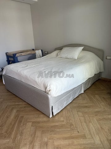 Lit IKEA RAMNEFJALL matelassé et déhoussable 