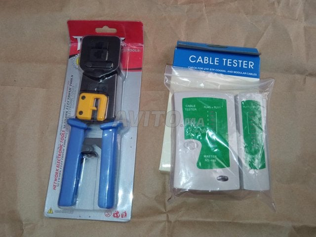pince réseau et testeur cable rg45