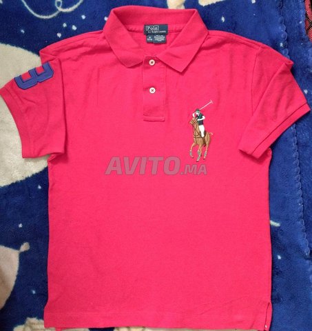 t-shirt polo Ralph Lauren authentique 12/14 ans