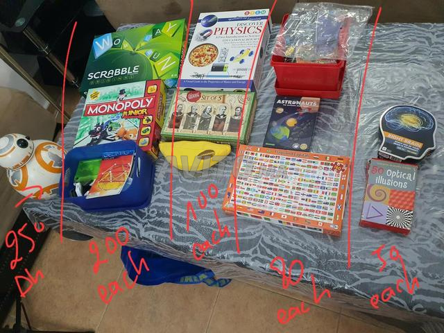 ألعاب العقل مختلفة للصغار من 4 سنوات إلى 16 سنة