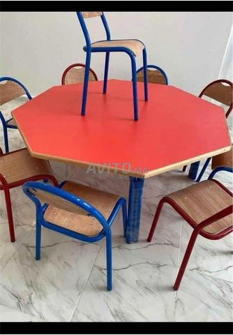Table Scolaire طاولات المدرسية Table Avececritoire