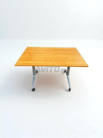 Table rabattable Kinnaprs 120x80cm promo