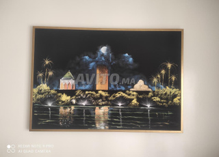 grand tableau signé