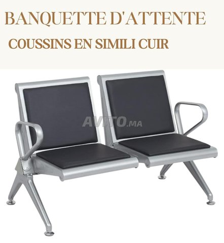 les banquette avec 3 et 2 place d'attente