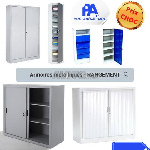 armoire métallique avec 2 porte battante