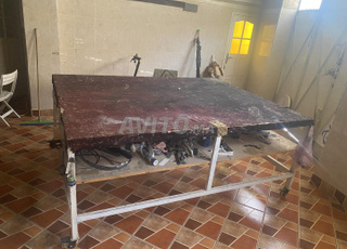 table coupe verre et aluminuim