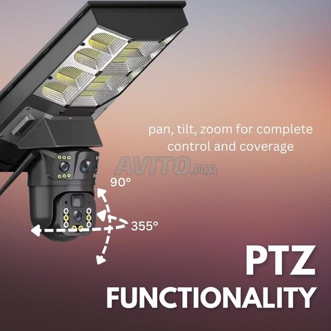 Projecteur Camera Solaire 4G Zoom Optique