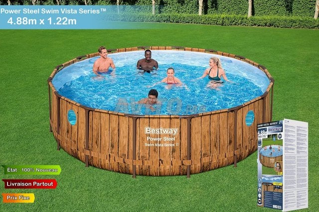 Piscine Hors Sol 4.88x1.22M Swim Vista Series