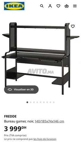 Bureau gaming IKEA