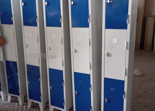 Vestiaire métallique 4 portes rangement métallique