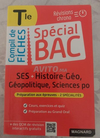lot de 2 livres de préparation bac général 