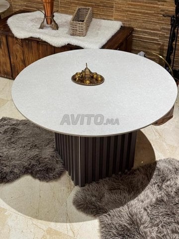 Table basse moderne en céramique 