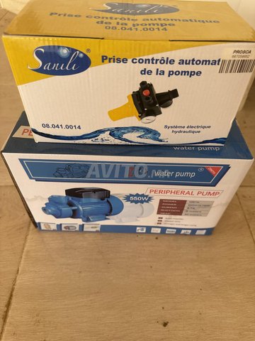 Pompe eau et prise contrôle 