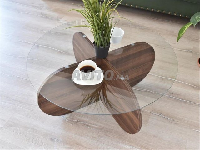 table de verre