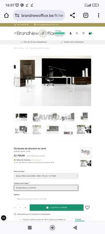 Table de réunion collection Fly 240x120cm