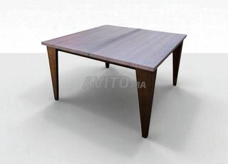 طاولة اجتماع خشبية 130x130 سم