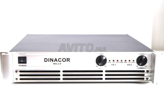 Amplificateur DINACOR MA-2.0 – 2x450W, XLR..