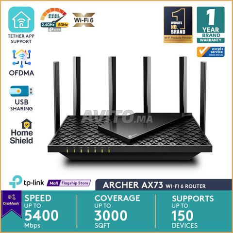 TP-Link Archer AX73 Maroc Casablanca LinkMaroc.com