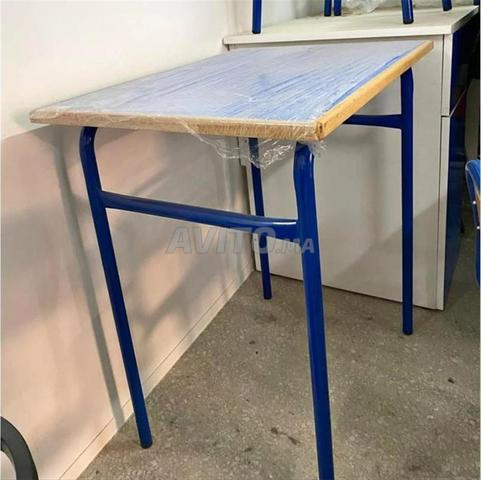 équipement scolaire complet table & chaise iso