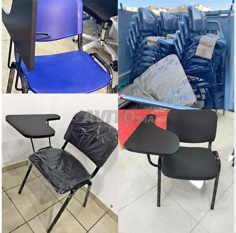 chaise - tablette bois réglable   