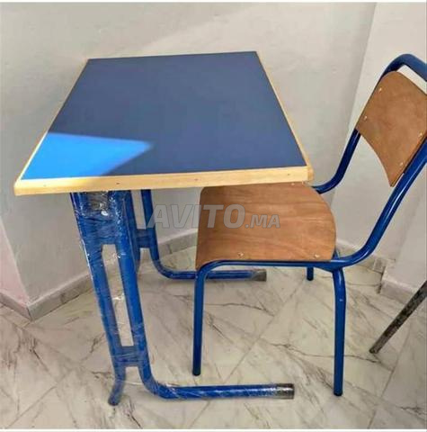 fabrication mobilier scolaire table et chaises   
