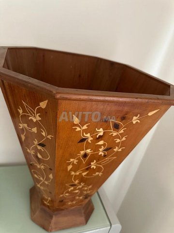Vase en marqueterie d’essaouira