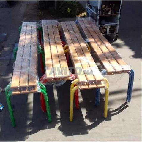 fabrication table scolaire chaises semi métallique