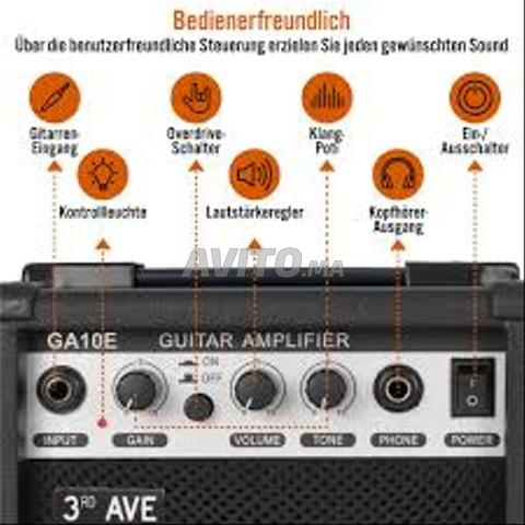 ROCKET GA10E 10W Guitar Amplifier - Black - 2