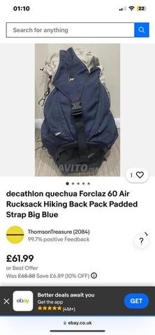 decathlon quechua Forclaz 60 Air Rucks Back Pack  - 2