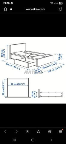 2 lits modèle ikea A vendre 90/200 bon état  - 2