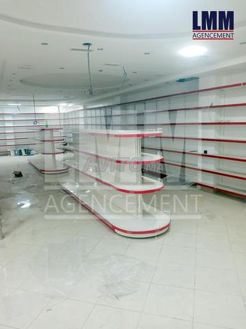 rayonnage supermarché bon qualité ibtissam