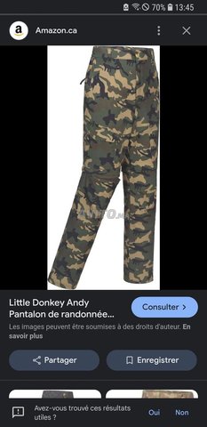 Pantalon chasse randonnée 
