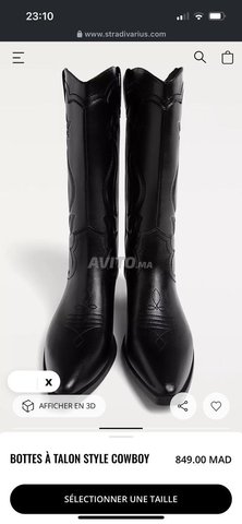 Mini talons cowboy Stradivarius  pointure 37 