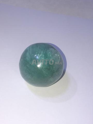 Pierre verte naturelle lourde pour collection - 2