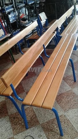 les banc scolaire en bois écolier