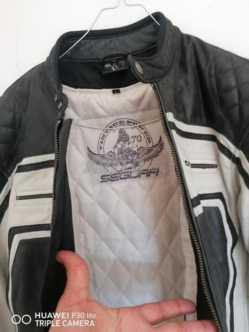 xl jacket cuir vintage 70 très bon état pour moto 