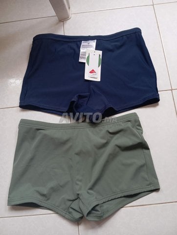 maillot homme bleu et vert
