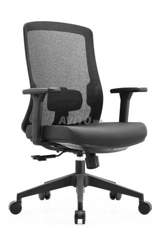 Pack chaise simili cuir \ chaise visiteur en mesh