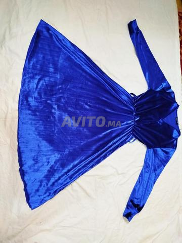 فستان أزرق ملكي أنيق – Taille XL – حالة جيدة جداً - 2