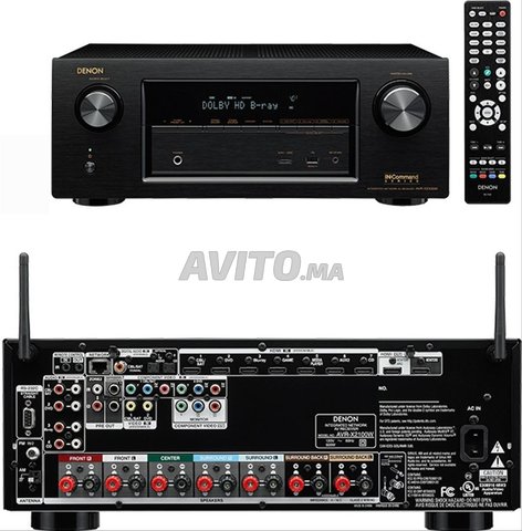 ampli connecté Denon avr-x2100w bluetooth airplay 