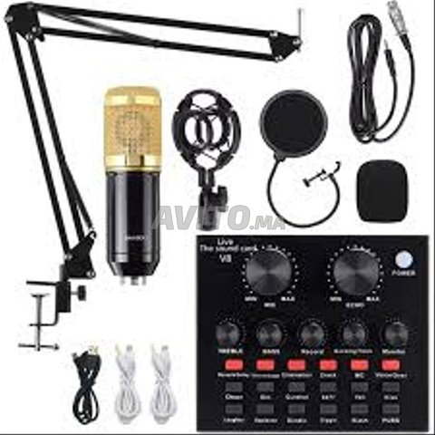 Microphone BM-800 et carte son V8 