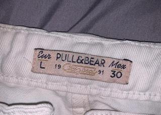pantallon blanc pull and bear taille 40