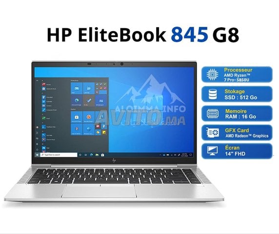 HP EliteBook 845 G8 Ryzen 7 - 5850U / 16Go / 512Go